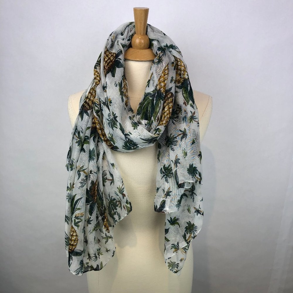 KISMET Vintage Pineapple Scarf Shawl Wrap